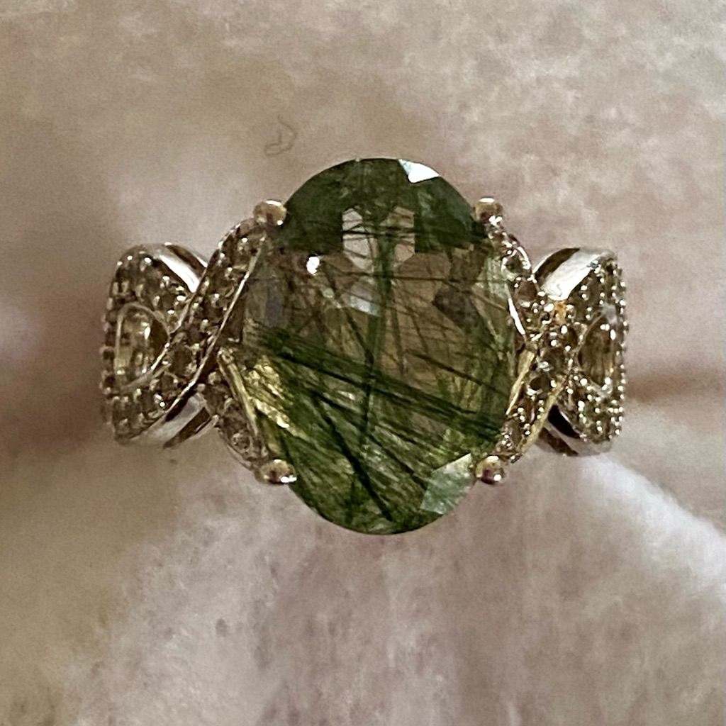 Rutilated Quartz Ring